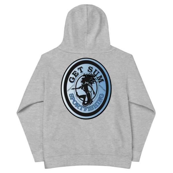 Get Sum Oval- ice fade Kids fleece hoodie
